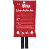 Rust Fire Blanket Emergency Equipment 100 x 100 cm Immediate
