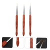 SAFIGLE 3 Pcs Nail Art Liner Brush Durable Nail Design