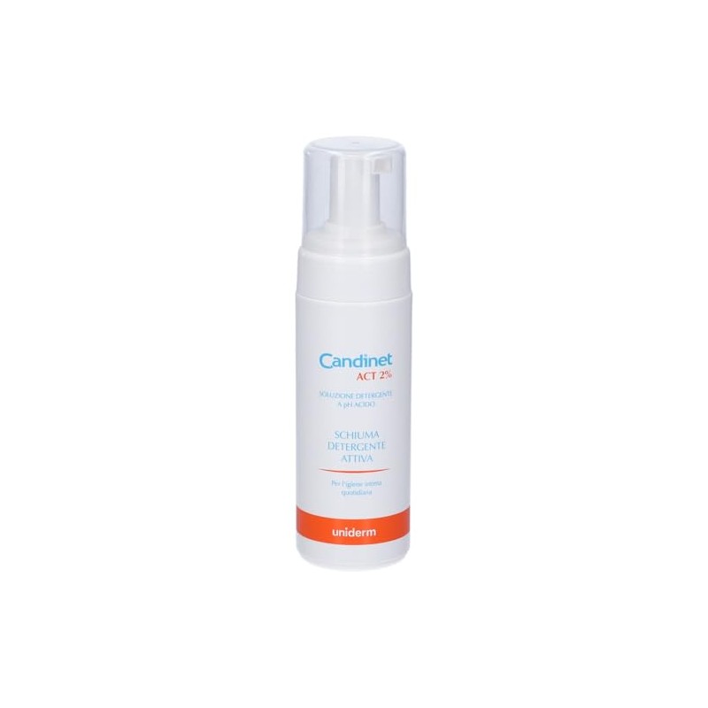 Candinet Act 2% Active Cleansing Foam for Daily Intimate Care,