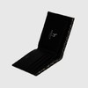 Hazzys (대구신세계)CHESTER 블랙 체크배색 소가죽 반지갑 HJWA4E281BK (CHUNGSUNG SHINSEGAE) CHESTER
