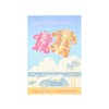 [Set of 4] Post Cards, Message Pattern, Cute, Summer, Postcards,