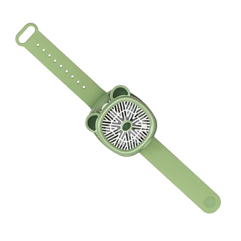 Mini Fan Watch USB Charging Rechargeable 3 Gear Portable Wrist