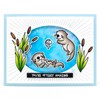 Otter Stamps and Dies Set for Card Making,Clear Stamps and