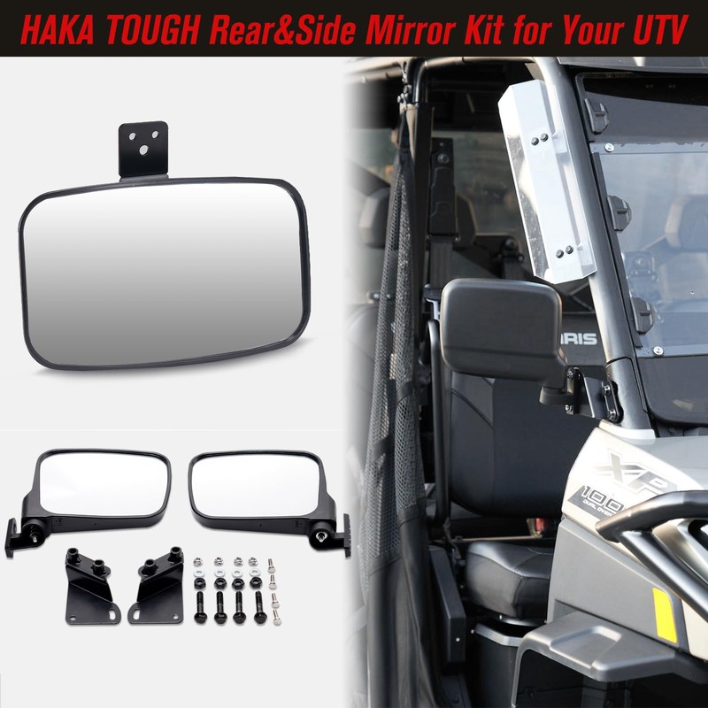 HAKA TOUGH Side View Mirrors & Wider Rear View Mirror