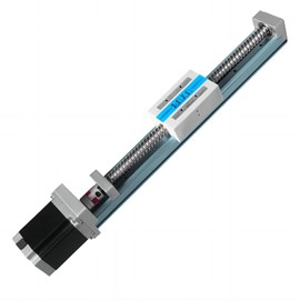 FUYU FSK40J Linear Guide Linear Module Ball Screw Motorized for CNC Linear Stage with Nema 23 Stepper Motor 450mm Stroke Work Size