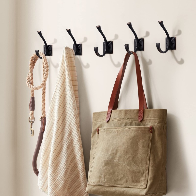 TUNNY 10 Pack Antique Design Wall Hanging Coat Hooks -
