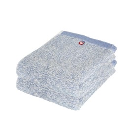 Imabari Face Towel, Certified 2 Piece Set, Ultra Quick Drying, Thick, Water Absorbent, Quick Drying Towel, Made in Japan, 13.4 x 31.5 inches (34 x 80 cm), 100% Cotton, Dry Form,Light Blue