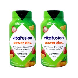 Vitafusion Power Zinc Gummy Vitamin 2 Bottle (180 ct Totally.)