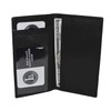Basic Leather Checkbook Cover (Black)