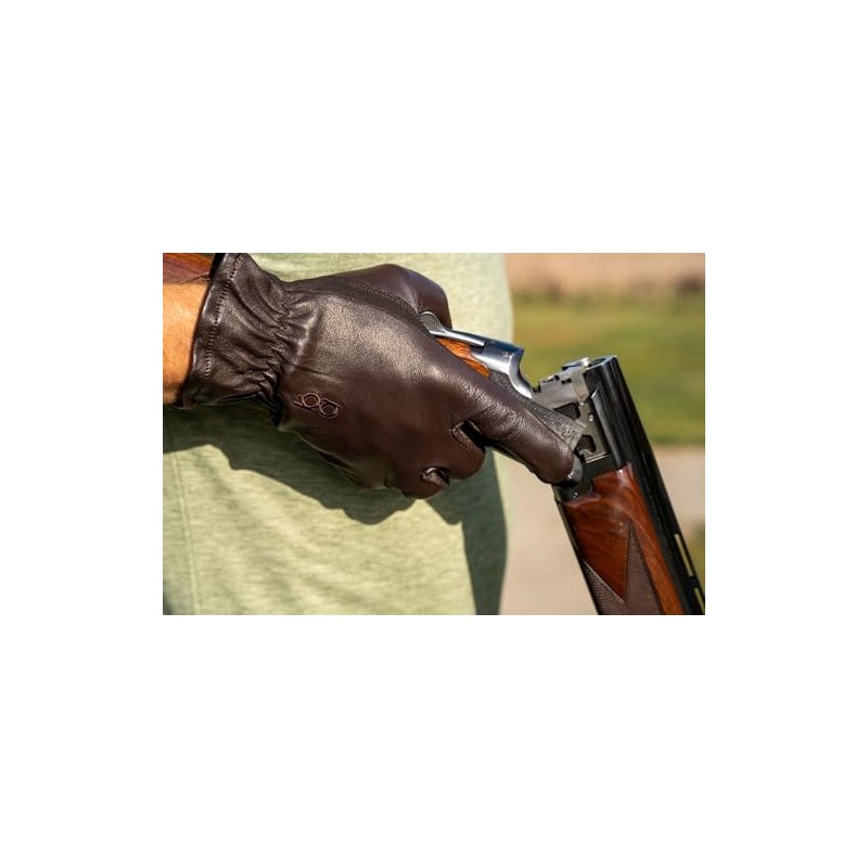 Bob Allen 1168: 304-Unlined Shooting Gloves BRN 2X