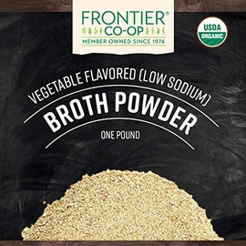 Frontier Co-op Organic Low-Sodium Vegetable Broth Powder 1lb