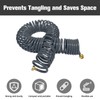 Hozcart Coil Hose,3/8" EVA Coil Garden Hose 75 FT,Curly Water
