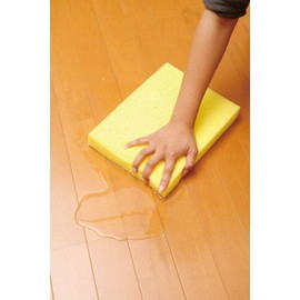 YATSUYA Industries 15032 YATSUYA Water Removal Sponge, Yellow, 8.3 x 11.0 x 1.6 inches (210 x 280 x 41 mm)