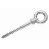 Dutyhook 10X100 Eye Bolt With Wood Thread, Stainless Steel AISI