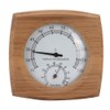 Haosie Sauna Thermometer Hygrometer, 10°C-120°C Cedar Wood Sauna Accessories, 2-in-1