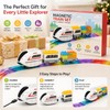 Rechargeable Magnetic Train Set for Kids – Motorized Building Block