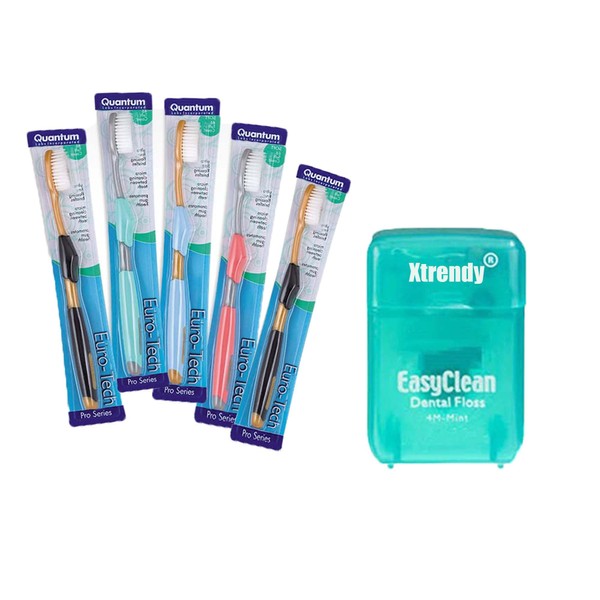 XTRENDY Extra Soft Toothbrush, Soft Ultra Fine Feathered Bristles Toothbrush