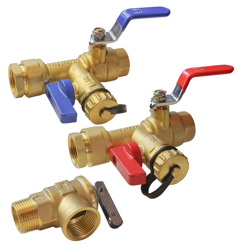 Hourleey 3/4 Inch IPS Isolator Tankless Water Heater Service Valve
