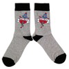 Mens Tattoo Love Hurts Heart Dagger Socks UK Size 6-11