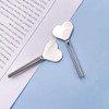 Silver Metal Manual Toothpaste Squeezer Heart Stainless Steel Dispenser Tube