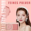 EONFAVE Matte Blush Powder, 3-in-1 Blush Palette, Face Blush and