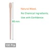 Wax Spatula Sticks, 200 Pieces Hair Removal Eyebrow Wax Applicator