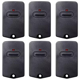 RB741 for Mighty Mule Gate Opener Remote, 318MHZ Gate Remote Control for GTO Gate Openers, 9 Dip FM135 Gate Transmitter for MM371W MM572W etc. Gate Clicker Garage Door Entry Controller (6 Pack)