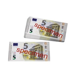 WISSNER active learning 100 Banknotes 5 Euro, In a Poly Bag