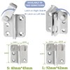 Litensh Door Bolt Stainless Steel Bolt Bolt Sliding Bolt Lock