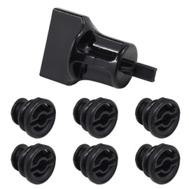 6 X Oil Drain Plug 06L103801 with Oil Drain Plug Removal Tool Compatible with Volkswagen 1.8L 2.0L Petrol Compatible with Volkswagen A3 A4 A5 A6 A7 Q7 S3 TT Golf Passat SportWagen Jetta & More