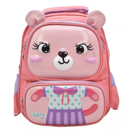 Lluvia Mochila Osita Mini Backpack 3d Rosa Ll23kbm021 Lluvia