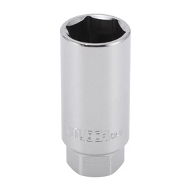 INFINAUTO Spark Plug Impact Socket 63mm for Car Motorcycle Dirtbike Repair Hardware Tool CR-V Silver Tone Durable 6 Point 21mm 3/8 Inch Drive