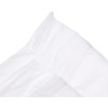 Douceur d'interieur Pillow CASE Flat Flounce 63/63 UNI Blanche +Bourdon