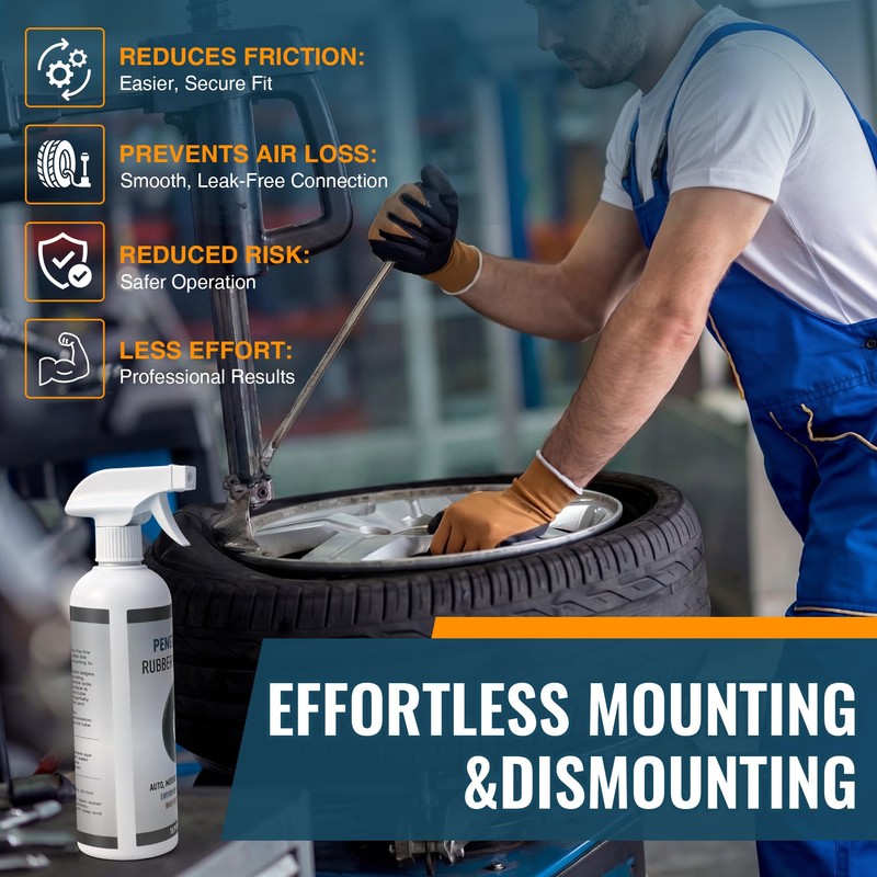 HappyAlley 16.9 fl. oz. Tire Mounting Rubber Lubricant, Ready to