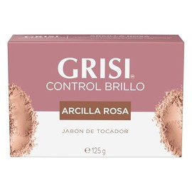GRISI, Jabón de tocador Arcilla Rosa, control brillo  Jabón en Barra, 125 gr.                                                                         