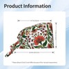 Paisley Fantasy Flowers Breathable Scrub Hat for Nurses & Doctors