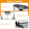 Xygobla 8Pcs Stainless Steel Sauce Cups Set