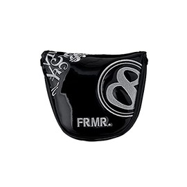 Frank Miura Frank Miura GOLF Putter Cover, Mallet Type, FRMR Model, Black/Silver FRMR-PC