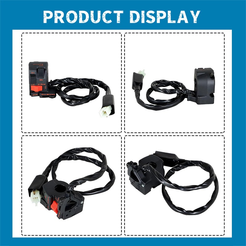 Silscvtt Headlight Handlebar Switch Replacement for Honda Big Red 250