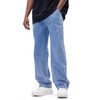 Men's Baggy Jeans Loose Fit Wide Leg Denim Pants Skateboard