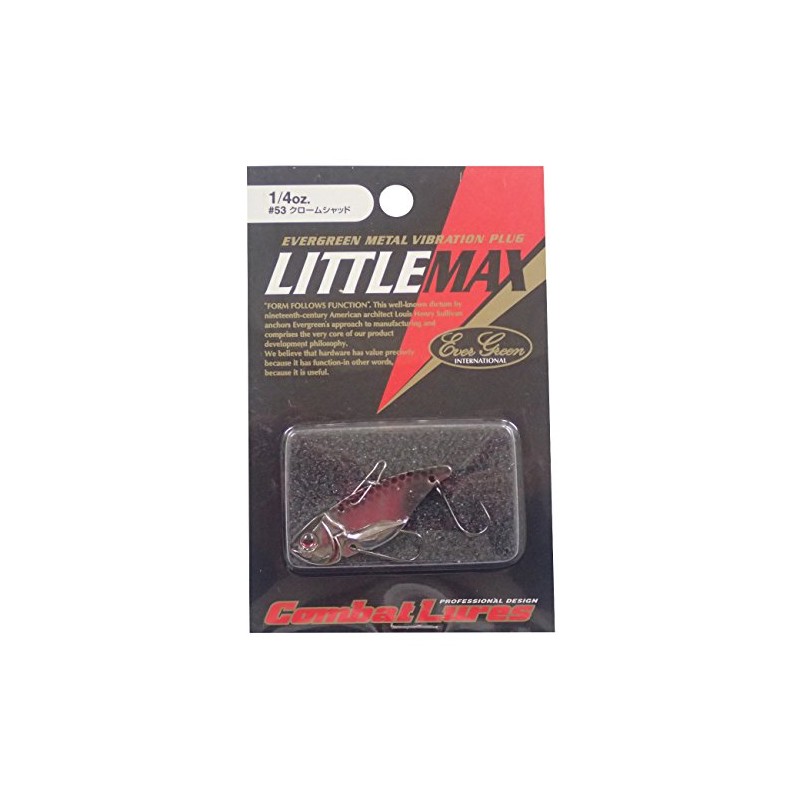 Evergreen Metal Vibration Little Max 1/4oz Chrome Shad 1.8 inches