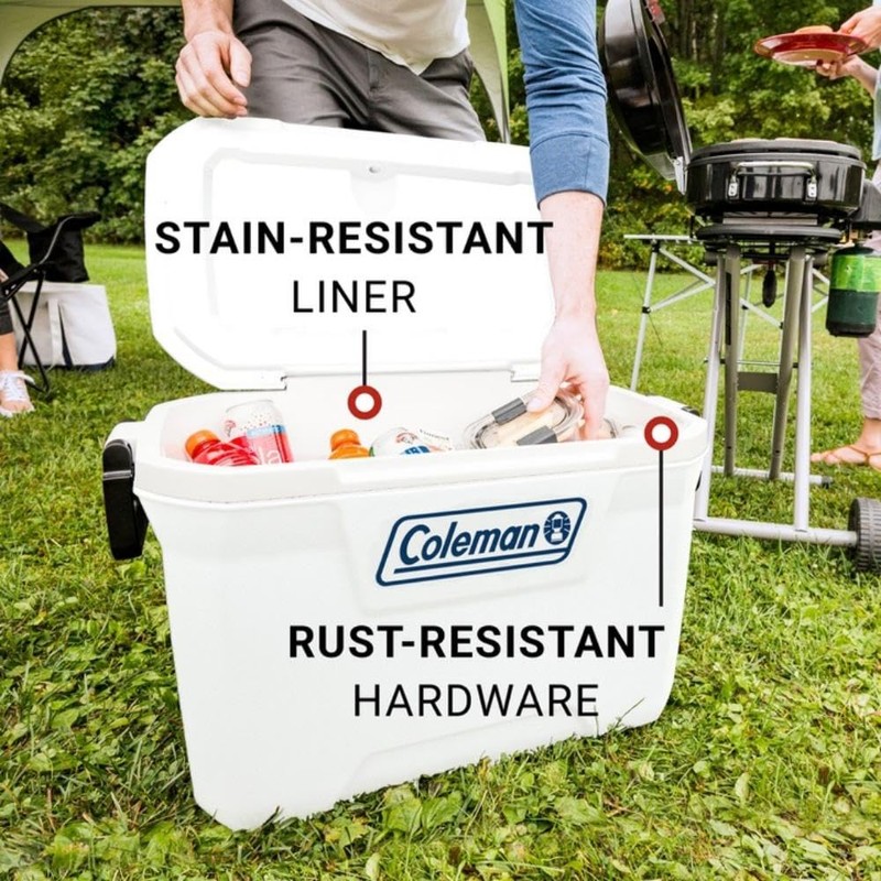 Coleman Classic Series 52qt Marine Cooler, Fully Insulated Lid &