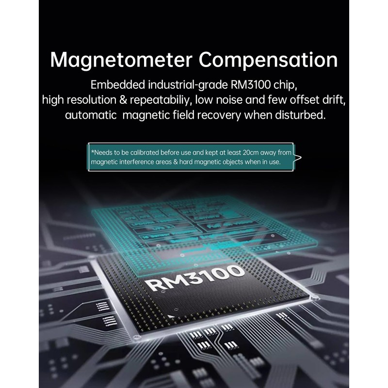 [Industrial Grade 0.1° Magnetometer] HWT901B-TTL MPU9250 3-Axis Accelerometer + Gyroscope