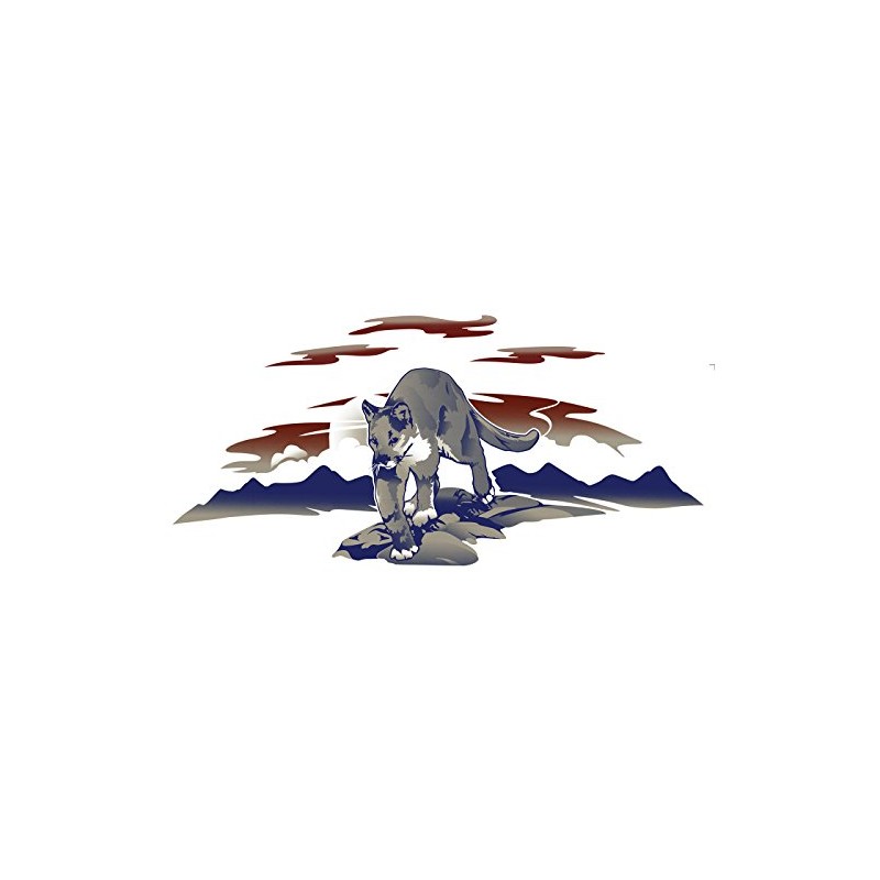 Cougar 1 Rv Trailer Keystone Decal Graphic -934-3
