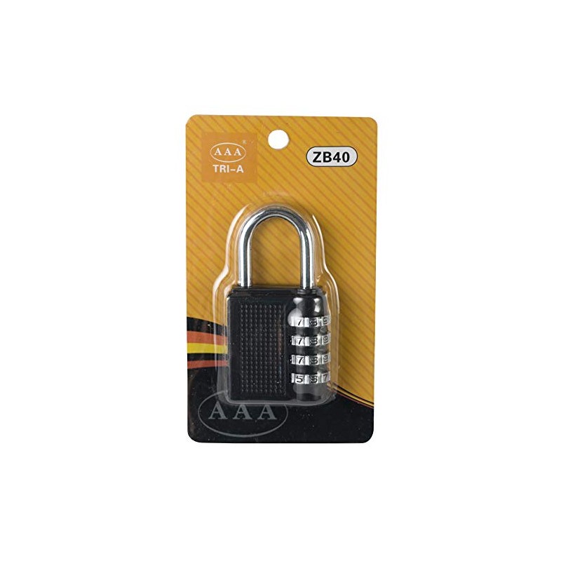 Tri-Circle - 40mm Combination Padlock - 4 Number