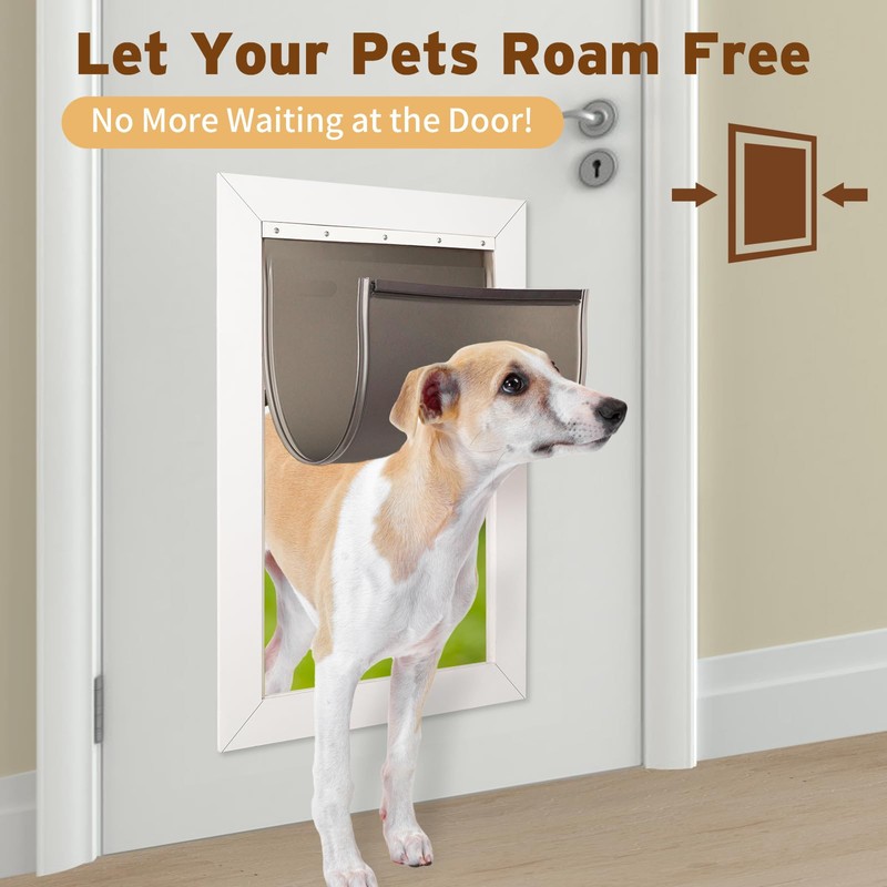 PAC11-11039 Dog Door Replacement Flap | Heavy-Duty PVC Material |