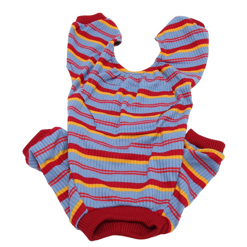 Striped Dog Pajamas Spring Stylish Classic Soft Breathable 4 Legged