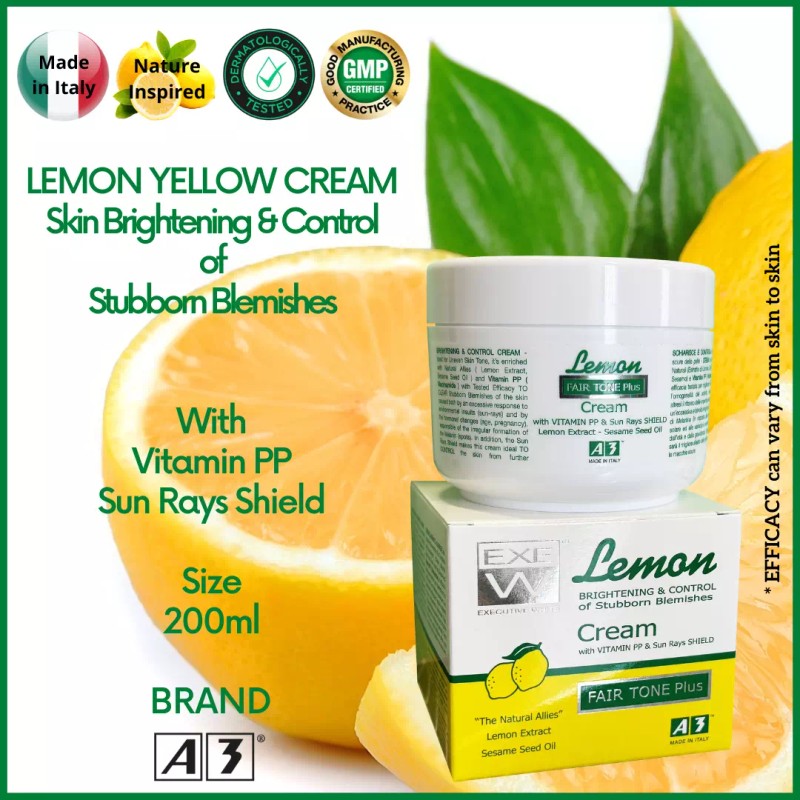 A3 Lemon Face Cream | Brightening & Control Stubborn Blemishes|400
