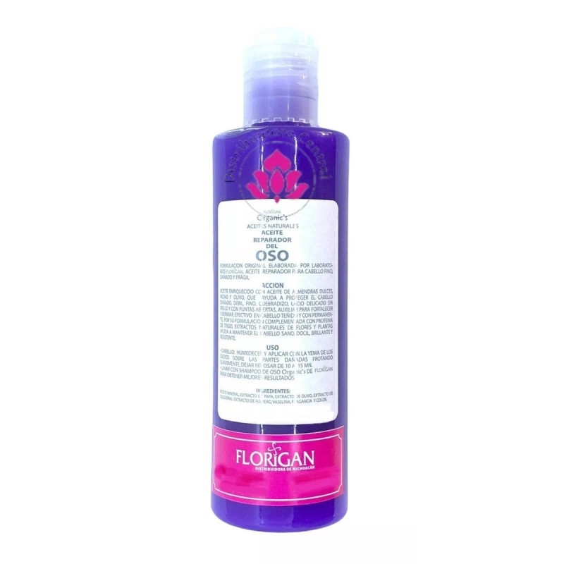 Florigan 2pzas Aceite Reparador Aceite De Oso 250ml. Florigan