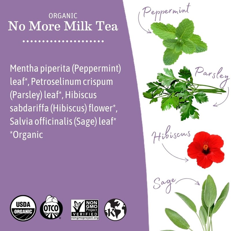 Earth Mama No More Milk Tea | Organic Herbal Tea